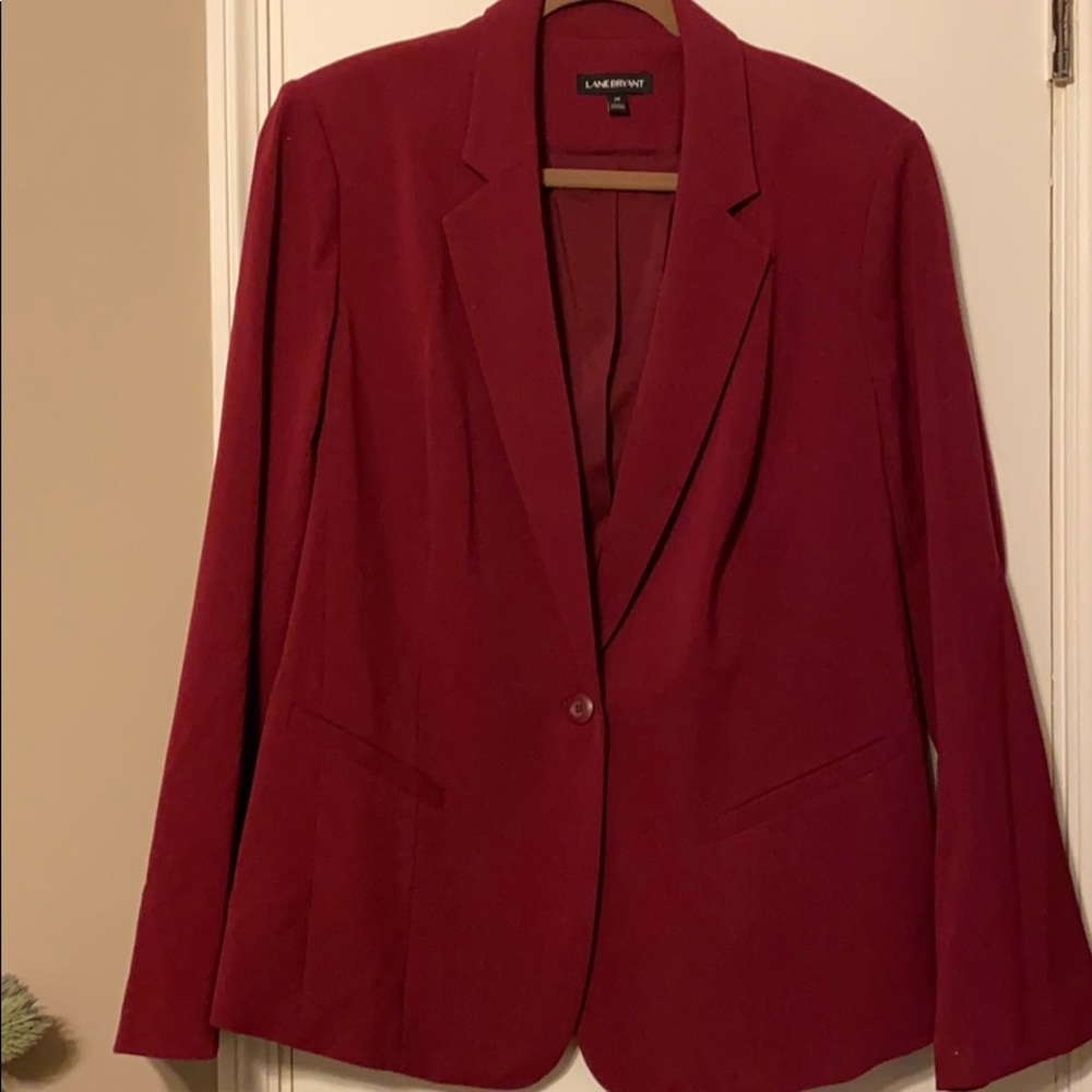 Lane Bryant Raspberry Blazer Size 20